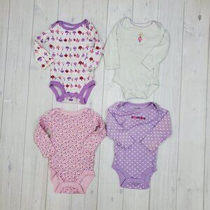 3-6 Month Baby Girl Long Sleeve Bodysuits - Babies R Us